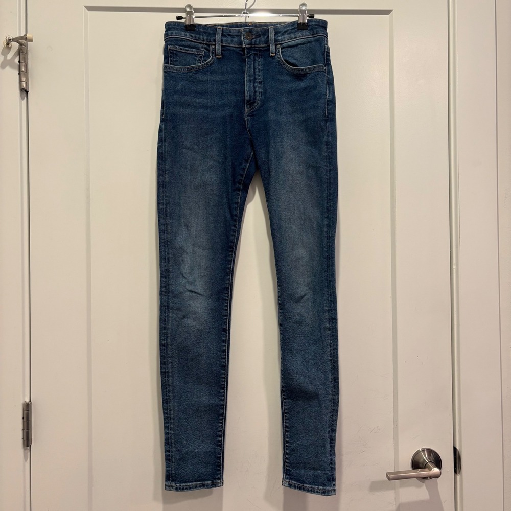 Levis Made & Crafted 721 High Rise Skinny Jeans Blue 27x30 Japanese Fabric